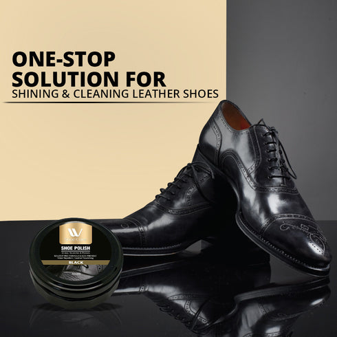 Shoe Polish Black | 1.69 fl oz | WBM SHOE CARE
